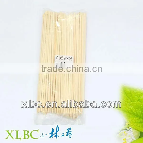 Natural bamboo skewer