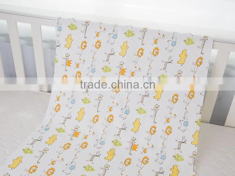 100% cotton printed fabric for baby bedding/kids bedding set fabric textile
