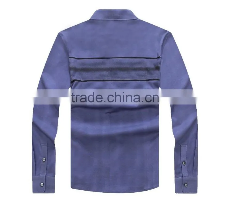 Raidyboer Men's printed long sleeve t shirt 100%cotton with placket Raidy boer