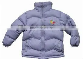 Clothing Lots For Sale Girls Shiny Down Jacket Fujian
