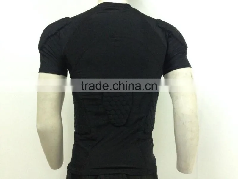 Custom Rubber Foam padded protective compression shirt