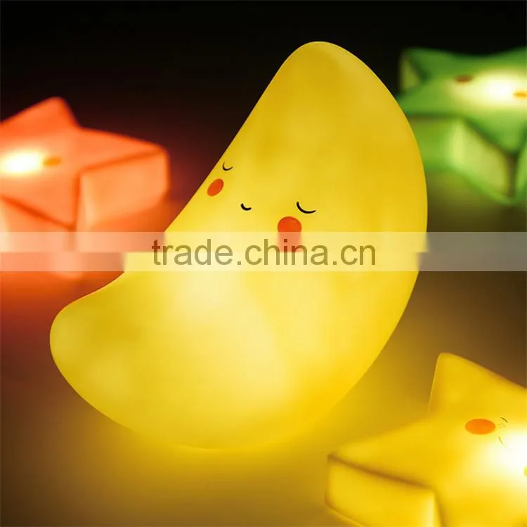 hot sale good quality baby room decoration cute Luminous toy lamp smiling clouds shape led light Luminous toy
