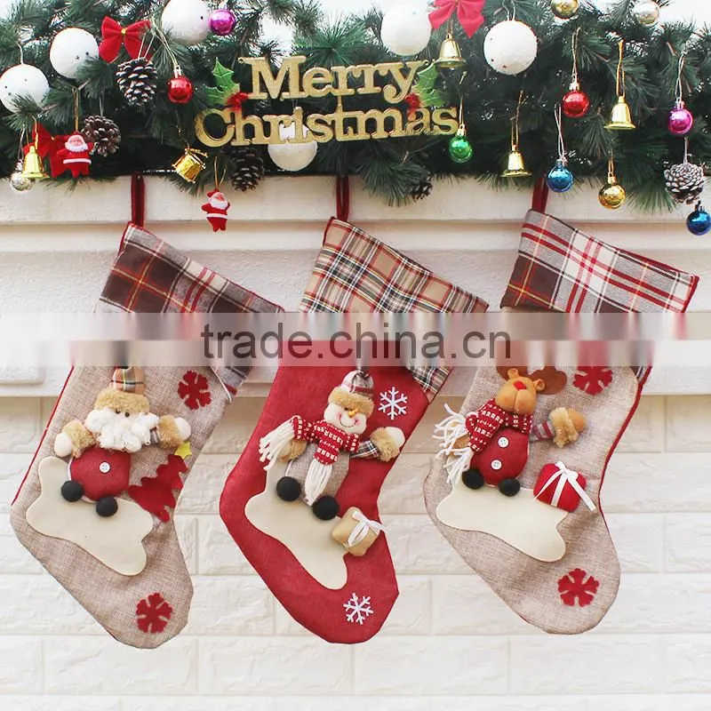 Wholesale Christmas Socks Christmas Tree Pendants Christmas Decorations Gift Bags