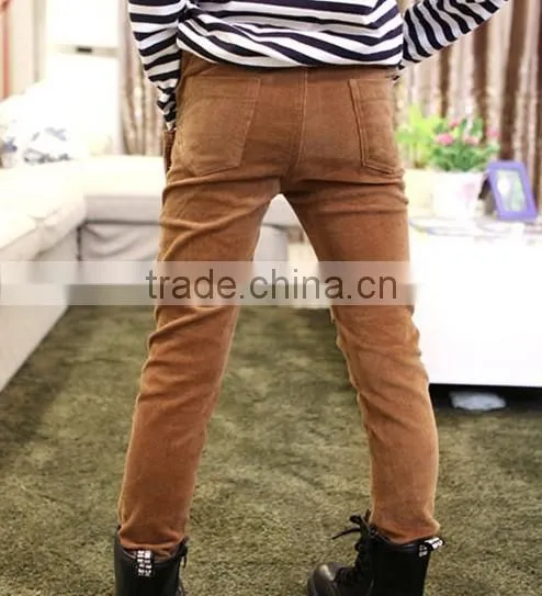 Hot sale leisure Children's Pants&leggings kids corduroy pants