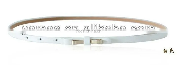 latest fancy tiny pu belt