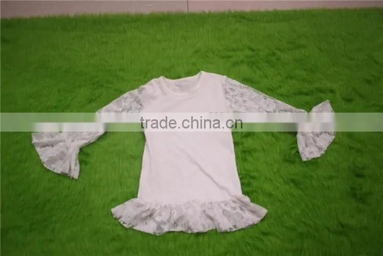 children shirts and skirts 2pcs outfits teenager summer work suits wholesale lace tops ruffle child clothing top quality clothes