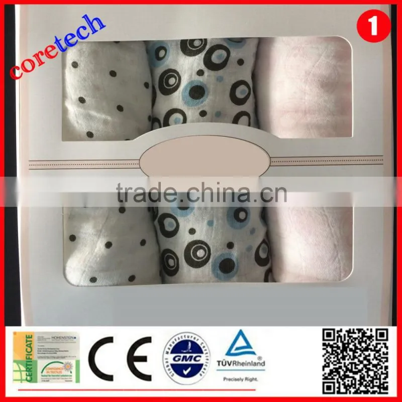 ECO-friendly soft washable organic cotton muslin fabric factory