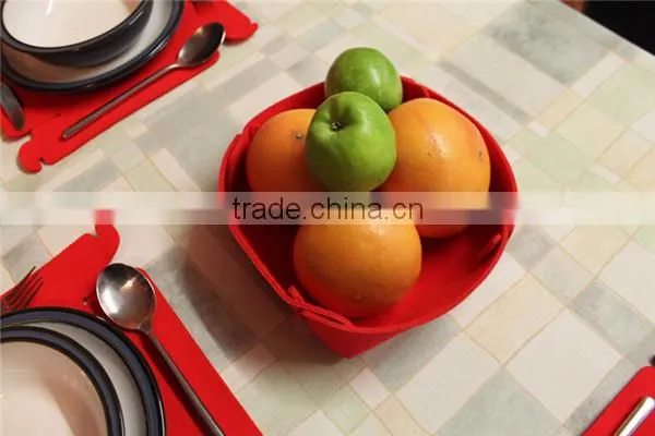 Smart Multi-Function Felt Bowl Basket Placemats Coasters