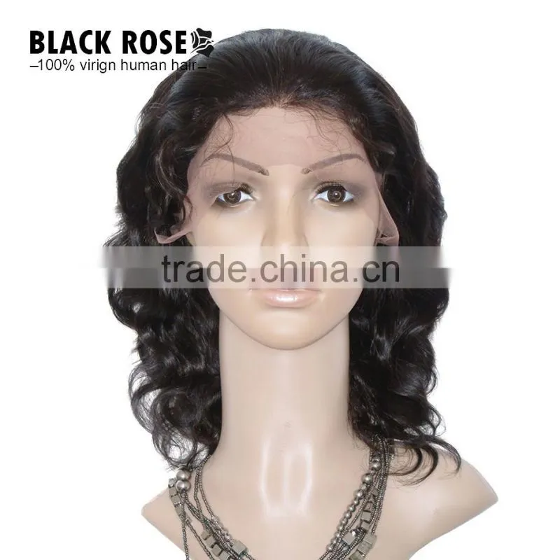 2016 Glueless Full Lace Human Hair Wigs for Black Women