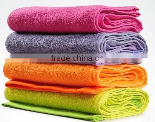 cheap cotton average bath towel size