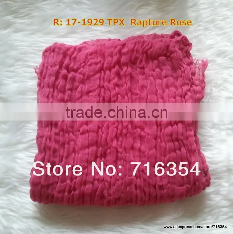 Newborn cheese cloth baby 100%Cotton dyed woven techinics Cheesecloth Wrap various color