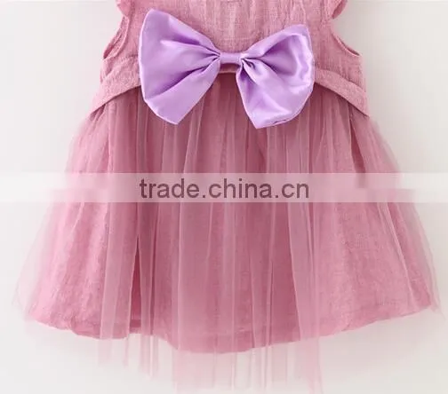 Summer Girls Dress Fashion Style Kids Dress Flowers Print for Baby Dress Girls