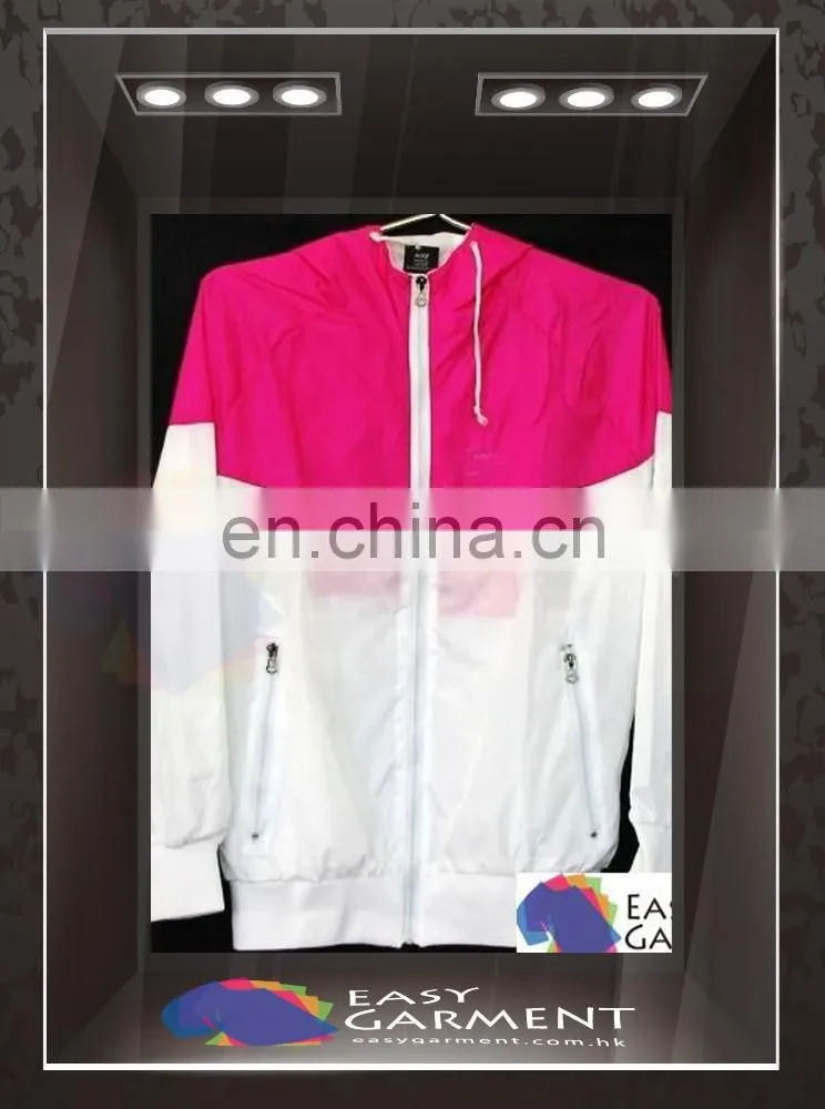 Custom Design Hot sales outdoor waterproof zip Plain Contrast Color Kids track Jacket