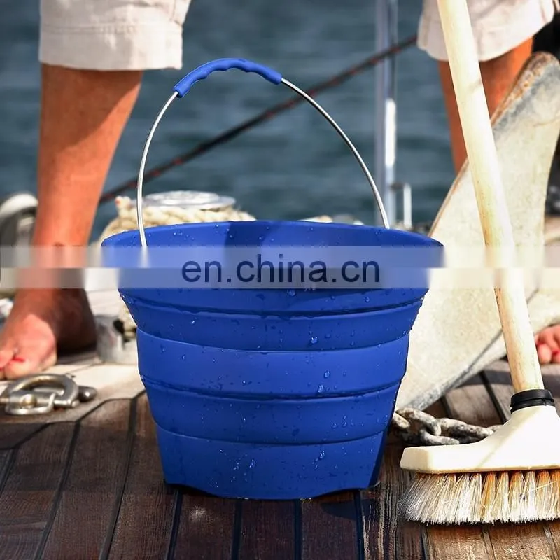 5L Foldable Silicone Beer Ice Bucket For Party