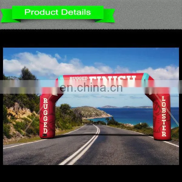 cheap durable racing run inflatable arch for hot sale