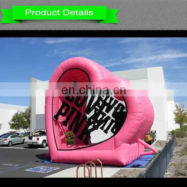 outdoor giant inflatable heart model for trade show