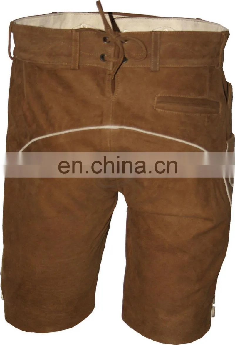 Trachtenpant for Men Short Length Dress Pants with Suspenders (Oktoberfest Clothing)