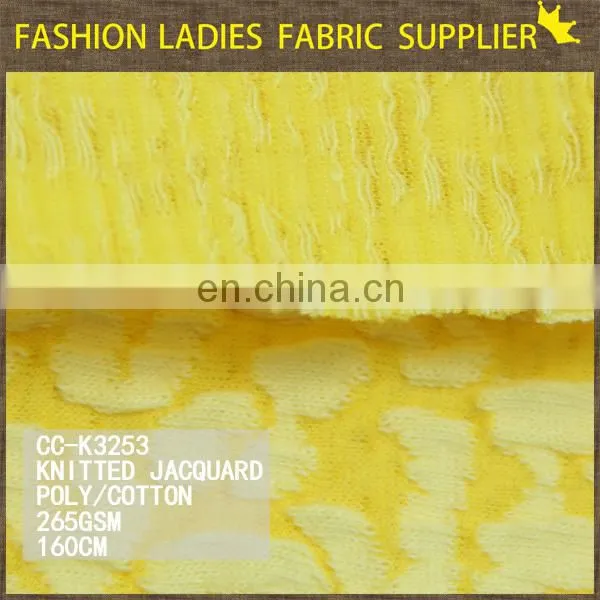Jacquard Curtain Sofa Fabric polyster computerized jacquard knitting mach ine jacquard knitting fabric