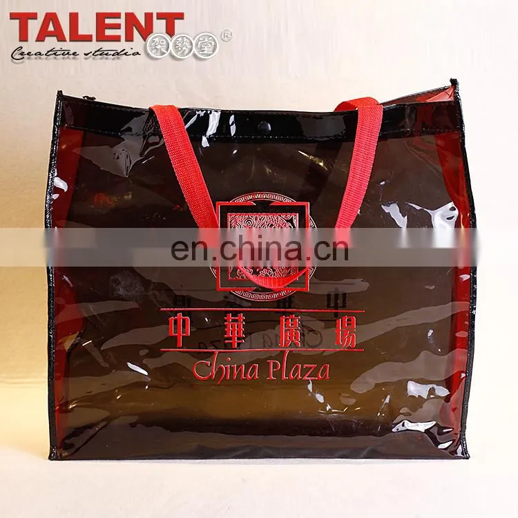 Custom Size private logo pvc zipper bag with good after sale service