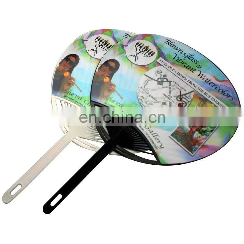 brand names customized plastic decorating hand fan