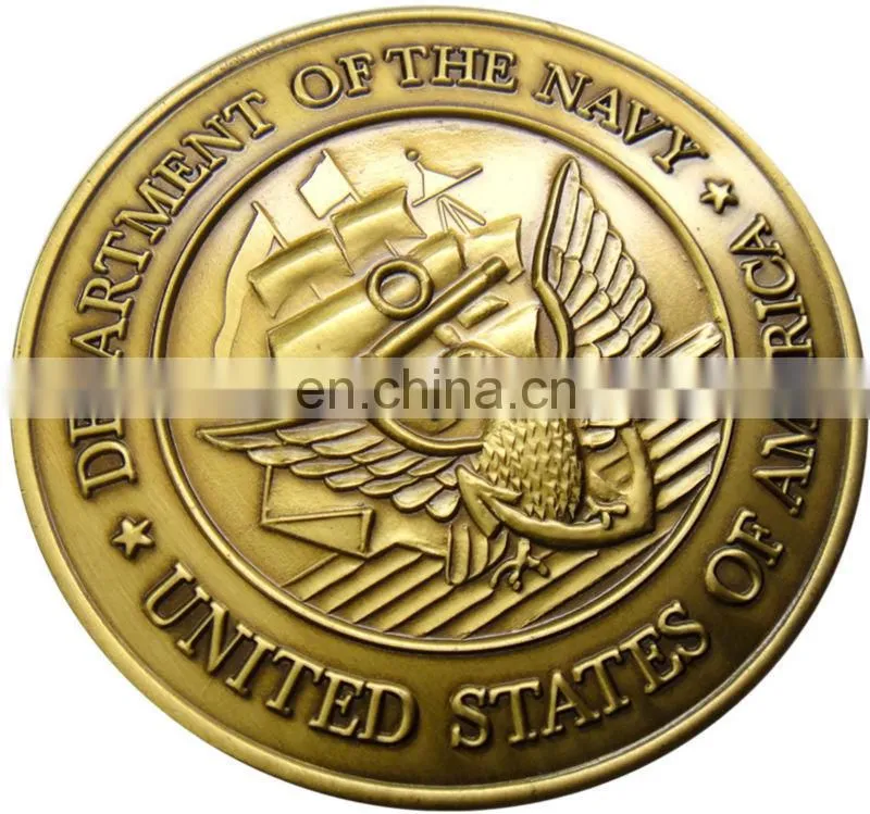 department of the navy metal military challenge coins
