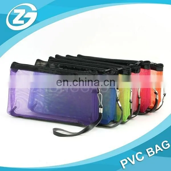 Transparent PVC Waterproof Makeup Bag pvc waterproof zip lock bag
