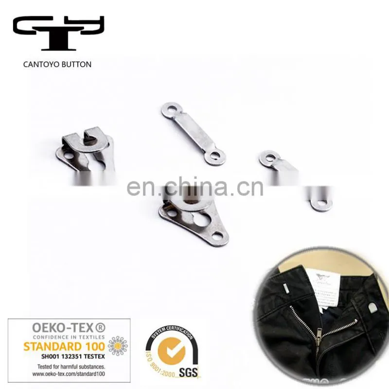 Nickle free and eco friendly iron slacks hook and eye