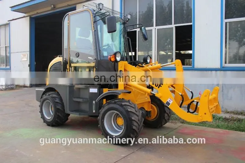 NEW design 0.8ton Wheel Loader ZL08/joystick/quick hitch front Wheel Loader