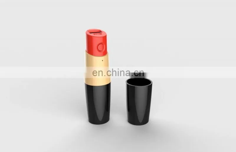 Popular Gift Gadget Real Portable 2000mAh Lipstick Powerbank