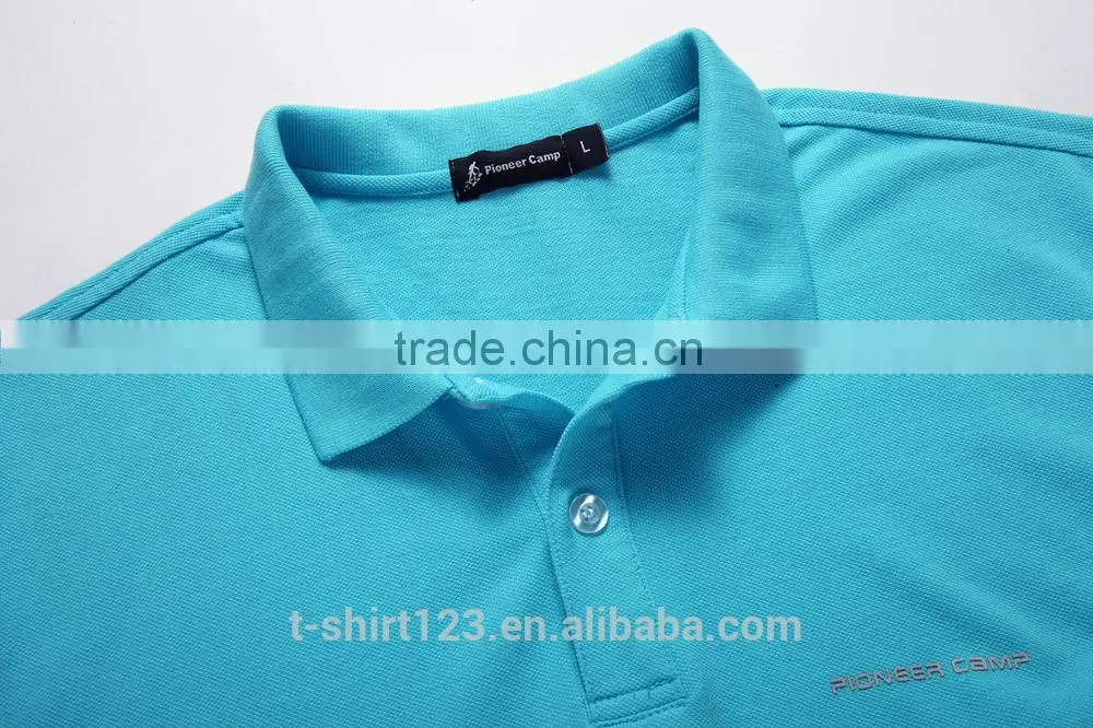 wholesales CVC polo shirt/polo shirt with pique material/plain polo shirt with customized