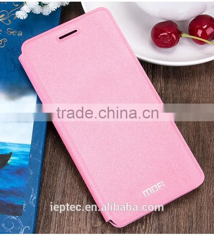 New MOFi Case Celular Housing for OnePlus Three, OnePlus 3, Blank Mobile Phone Coque Leather Flip Cover for One Plus Three