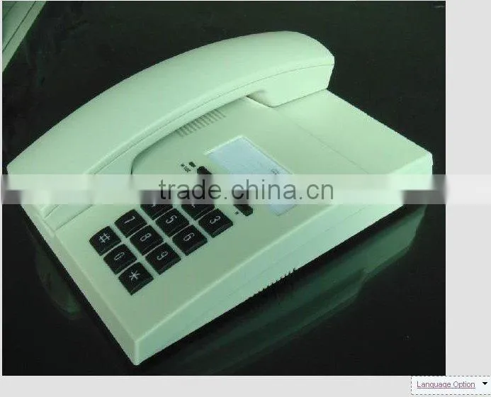 Corded line single line telephone phone