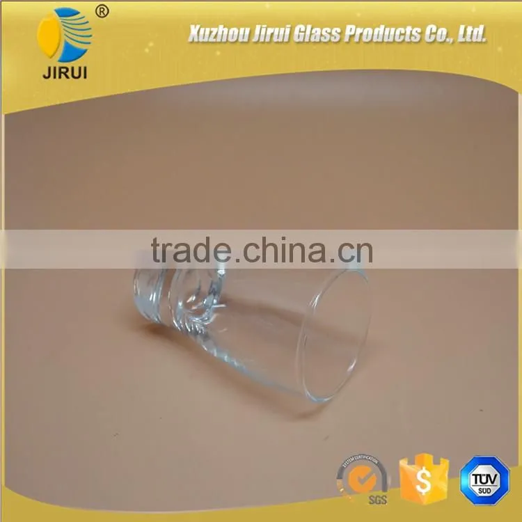 60ml clear round glass cup