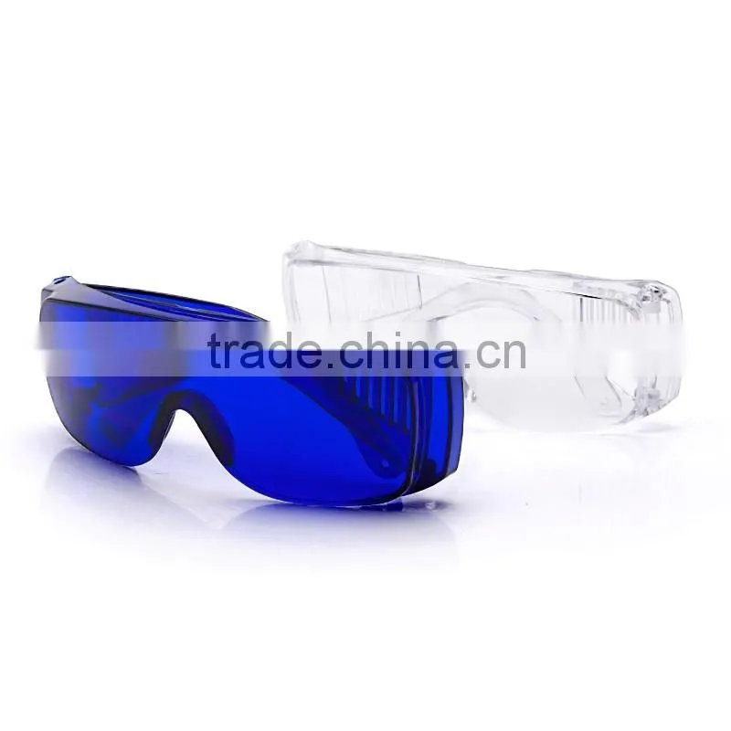 Traditional blue welding filter lens safety eyewear Wide temples increase side protection safety goggles