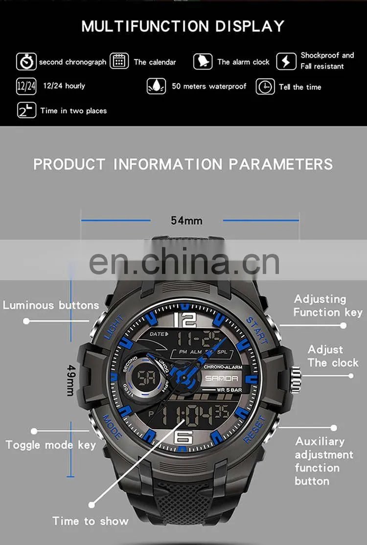 Waterproof Designer Hands Watches Luxury Brands Charm Style Wristwatch Wholesale Analog Relogio Men Digital Watch