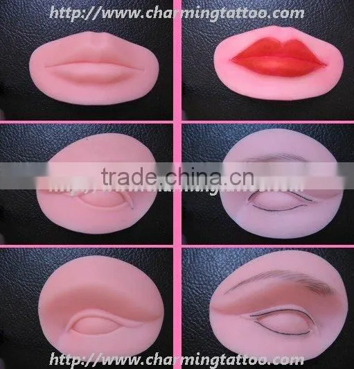 Permanent makeup tattoo practice model head mannequin head