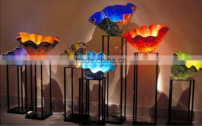 Red Unique Glass Bowls