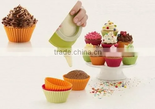 Heat Protective Mini Silicone Cake Baking Mould,Muffin Cups