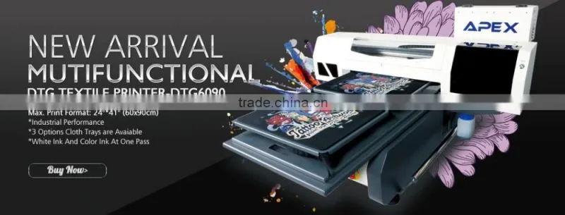 Digital Flatbed Direct to Garment T-shirt Printer