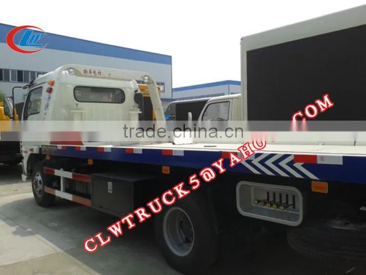 2015 Factory supply Euro IV Yuejin towing truck,4x2 wrecker tow trucks for sale