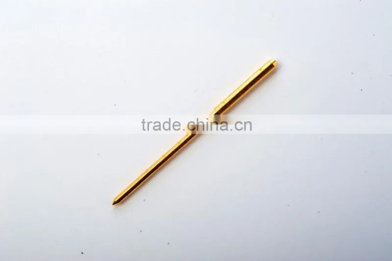 Electronic connector pin terminal