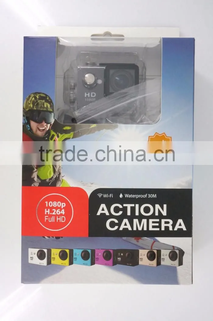 170 degree wide angel sports waterpoof wifi action camera