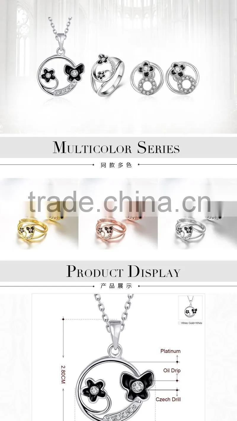 Attractive and Exquisite 18K Gold Plated women jewelry set