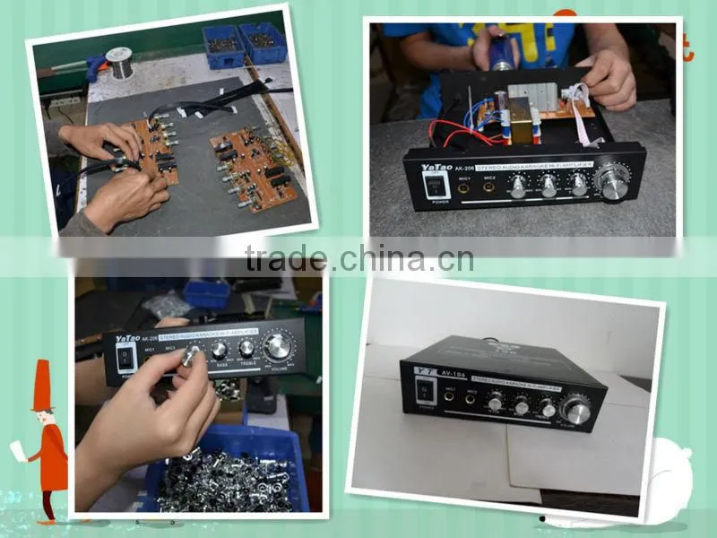 usb microphone adapter pd310 YT-206 with karaoke