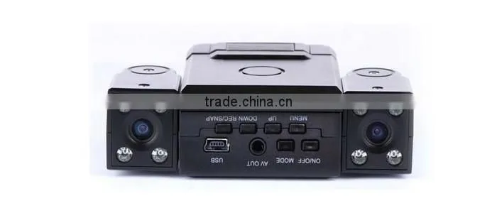 car dvr Night Vision Two Camera Rear View Camera H3000