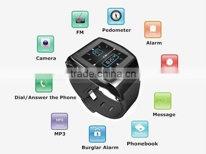 2016 new product U PRO1 smart watch wrist watch smartwatch with bluetooth 3.0 smart watch with Camera