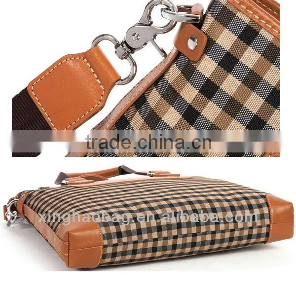leather tote bag laptop bag for elegance lady