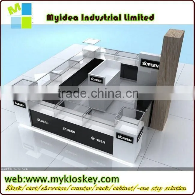 coin operated mobile/cell phone charging kiosk/station cell phone kiosk showcase