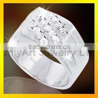 Cubic zirconia wedding sterling silver rings top quality engagement ring