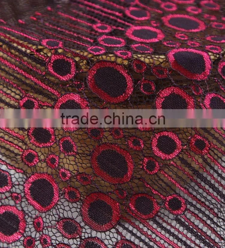 Cheap african organza 3d flower embroidered lace extender fabric for sale